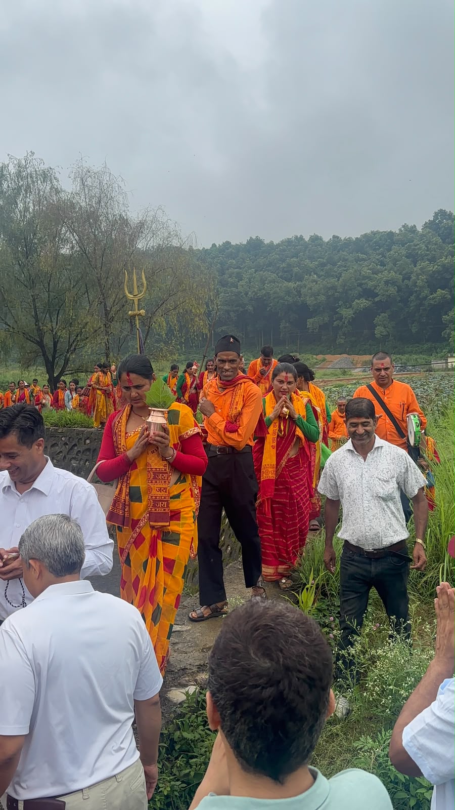 Welcomed and Refreshment for  Bolbom Devotee