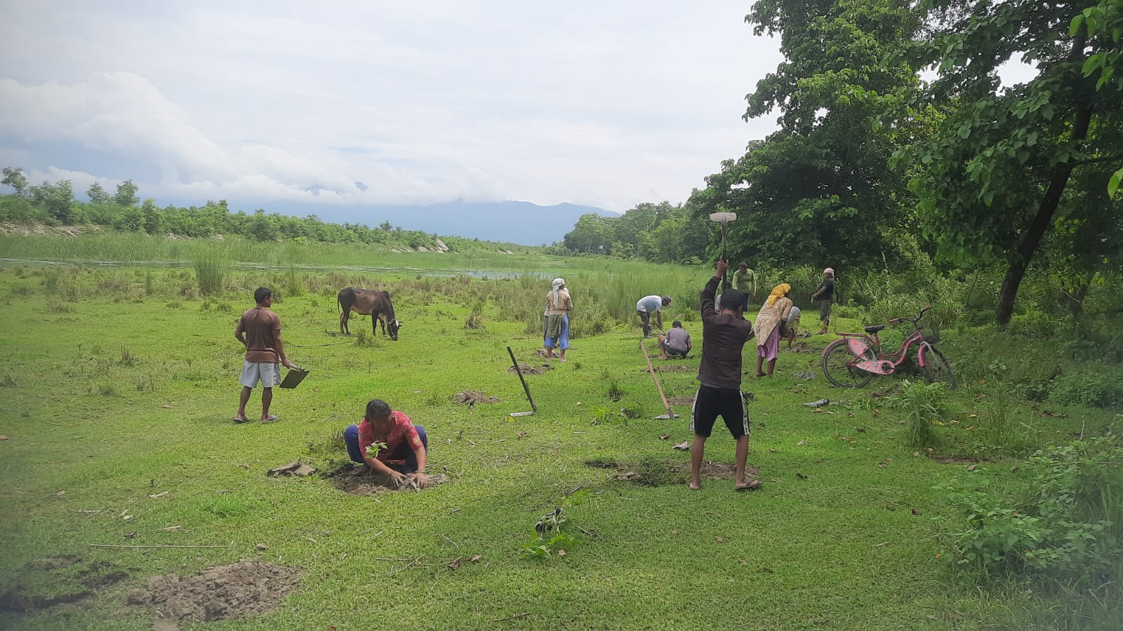 Green Campaign at Geruwa-02, Tikuligadh Bardiya