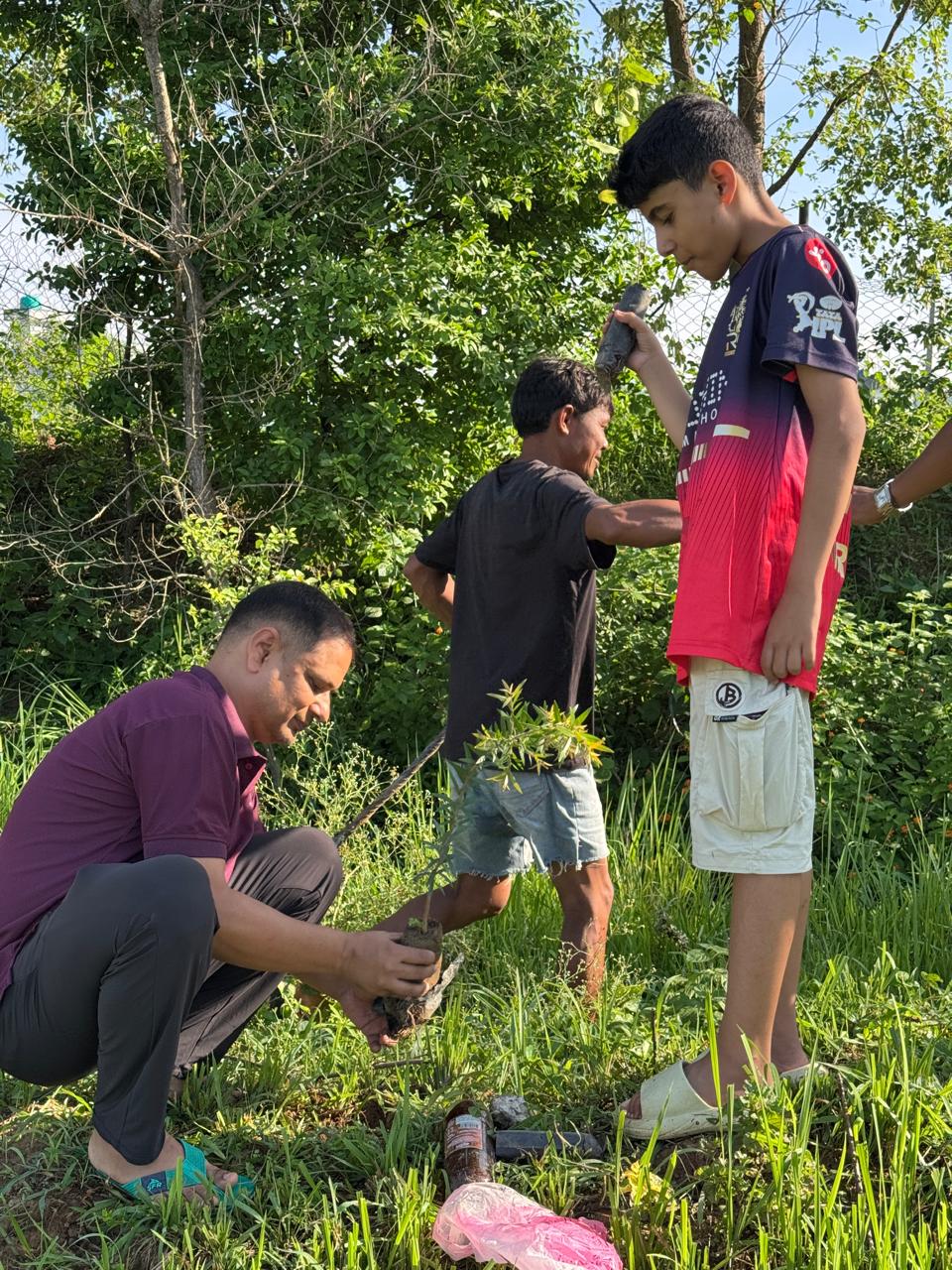 Tree Plantation Program at Dang Cricket Stadium Premises