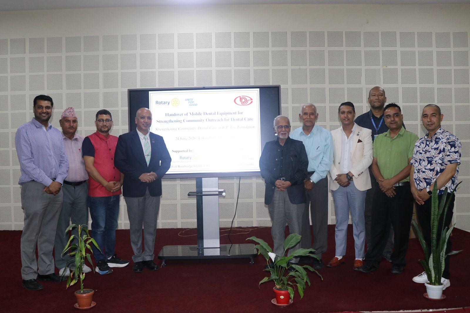 Mobile Dental Equipment Handover Program