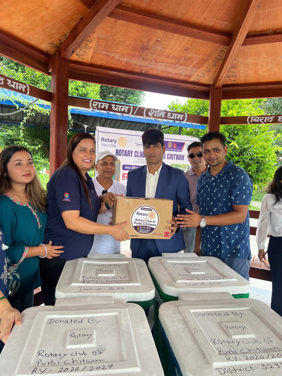 Dustbin and Token Machine Distribution