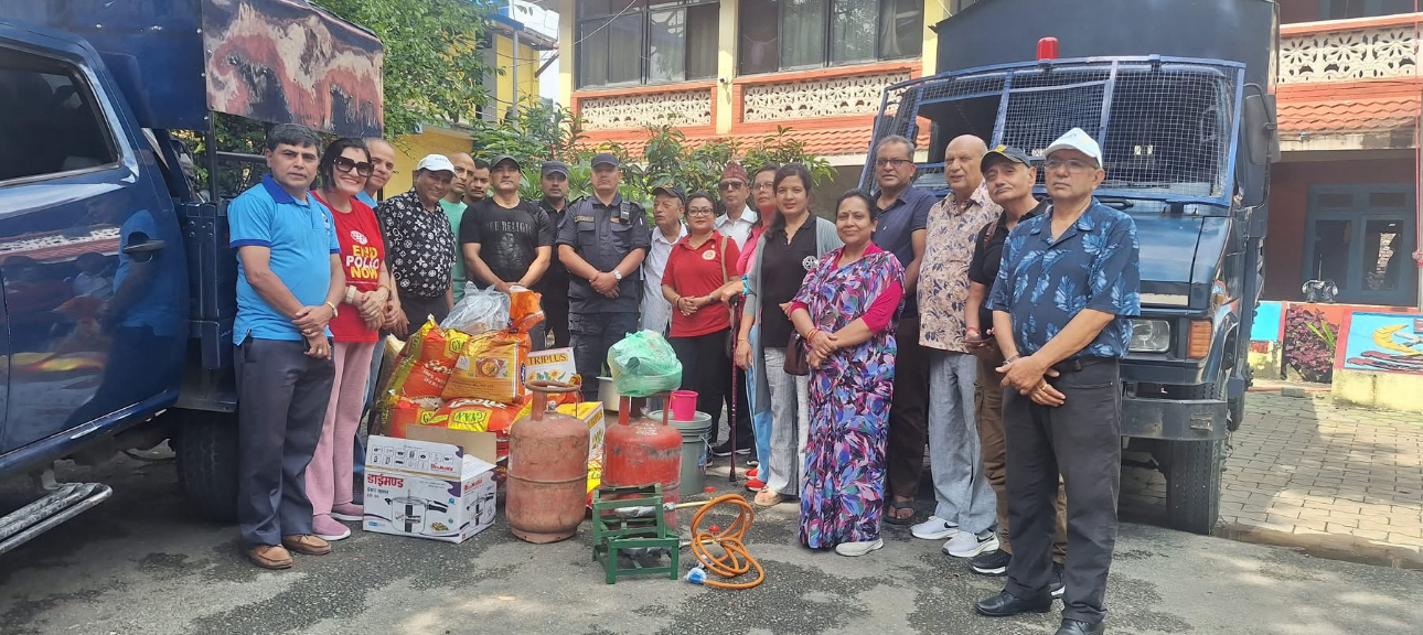 Relief Materials Distribution to Anamnagar Police Station