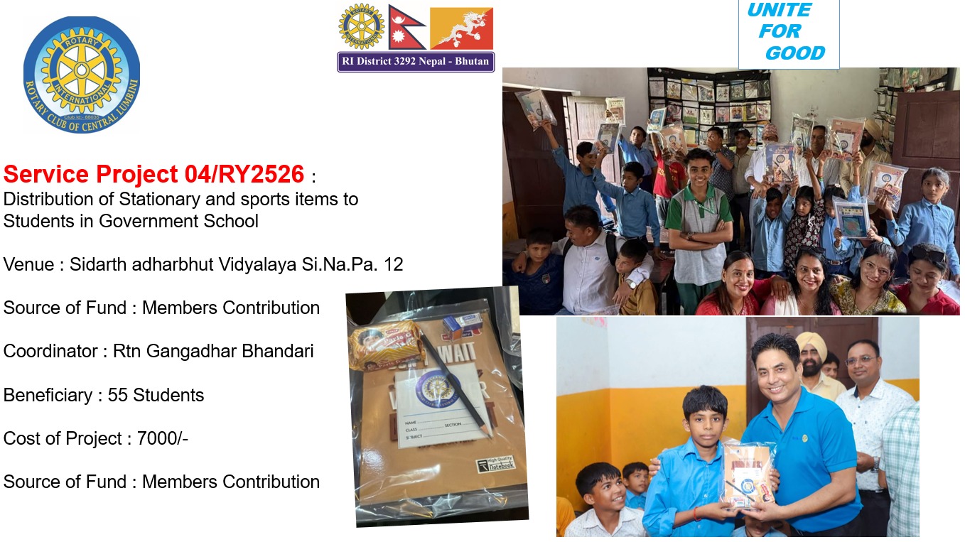 Stationary Distribution at Samudayeek School