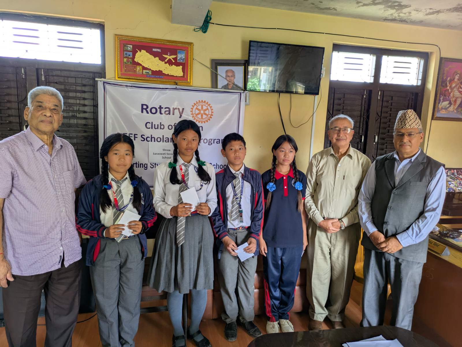 PEEF Scholarship at Shree Sarawati Secondary school